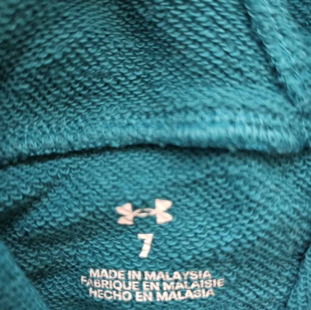 Kids Under Armour hoodie sweater size 7 cozy comfort - Picture 5 of 6